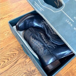 Tecovas Midnight The Doc Cowboy Boots - Brand New With Tags